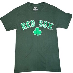 Gear for Sports Boston Red Sox Shamrock T Shirt Green Short Sleeve Cotton Size S